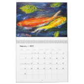 Koi Fisch-Kunst-Kalender Kalender (Feb 2027)