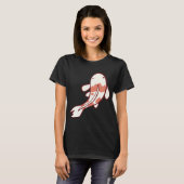 Koi-Fisch-Kunst T-Shirt (Vorne ganz)