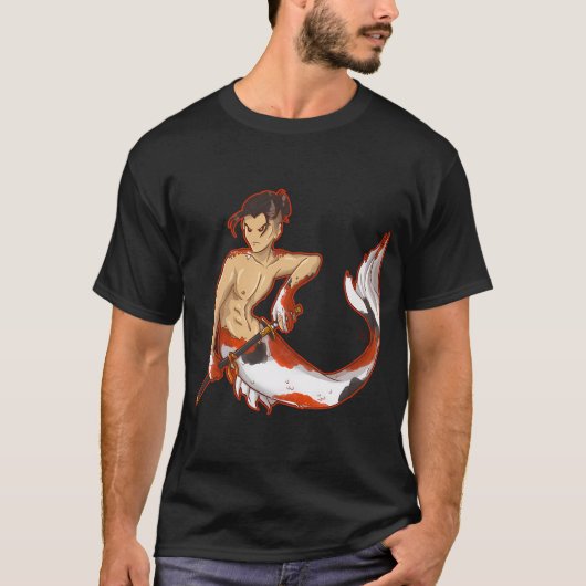 Koi-Fisch-Mann T-Shirt (Vorderseite)