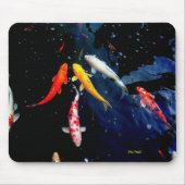 Koi Fisch-Mausunterlage Mousepad (Vorne)