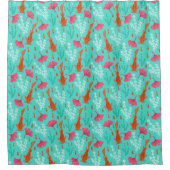 Koi Fisch Muster Duschvorhang (Vorderseite)