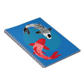 Koi-Fisch Notizblock (Rechte Seite)