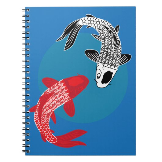 Koi-Fisch Notizblock (Vorderseite)