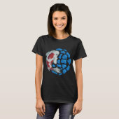 Koi-Fisch-Pixel-Art T-Shirt (Vorne ganz)