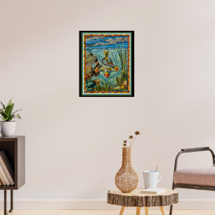 Koi-Fisch-Plakat Poster