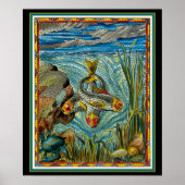 Koi-Fisch-Plakat Poster (Vorne)