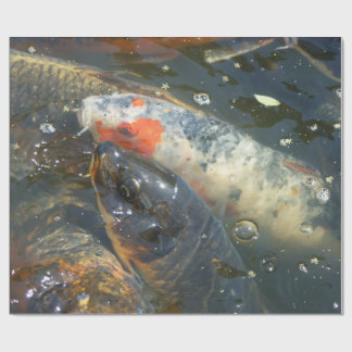 Koi Fisch-Pond See-Packpapier-Geschenk Geschenkpapier