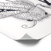 Koi-Fisch Poster (Ecke)