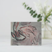 Koi-Fisch-Postkarte Postkarte (Stehend Vorderseite)