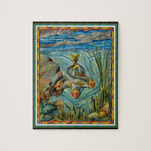 Koi-Fisch Puzzle