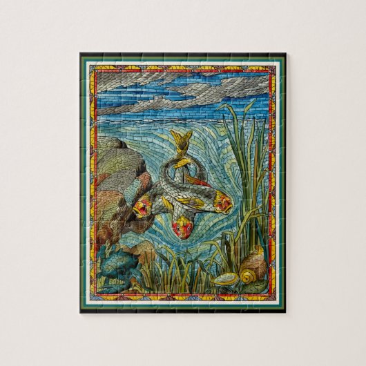 Koi-Fisch Puzzle (Vertikal)