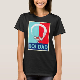 Koi-Fisch Retro Japanischer Stil Karpfen Fisch Vat T-Shirt