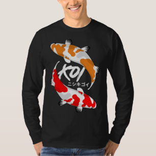 Koi Fisch rot und orange T-Shirt