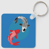 Koi-Fisch Schlüsselanhänger (Rückseite)