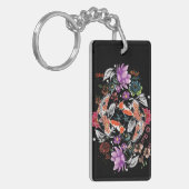 Koi Fisch-Schlüsselkette Schlüsselanhänger (Vorderseite links)