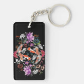 Koi Fisch-Schlüsselkette Schlüsselanhänger (Rückseite)