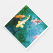 Koi-Fisch Serviette (Ecke)