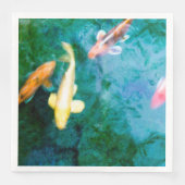 Koi-Fisch Serviette (Vorderseite)