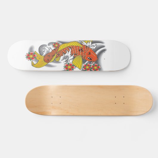 Koi Fisch-Skateboard Pro Skateboard (Horizontal)