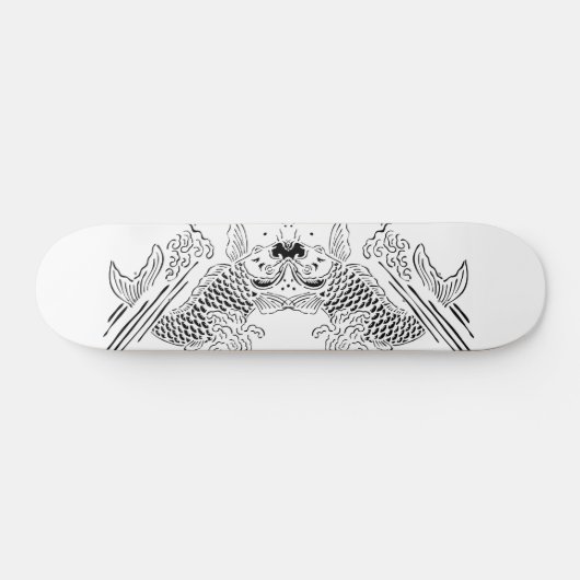 Koi Fisch-Skateboard Skateboard (Horizontal)