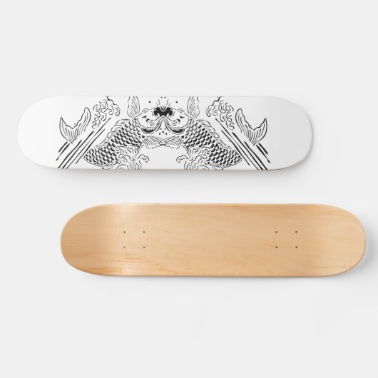 Koi Fisch-Skateboard Skateboard (Horizontal)