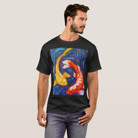 Koi Fisch-T - Shirt (Vorne ganz)