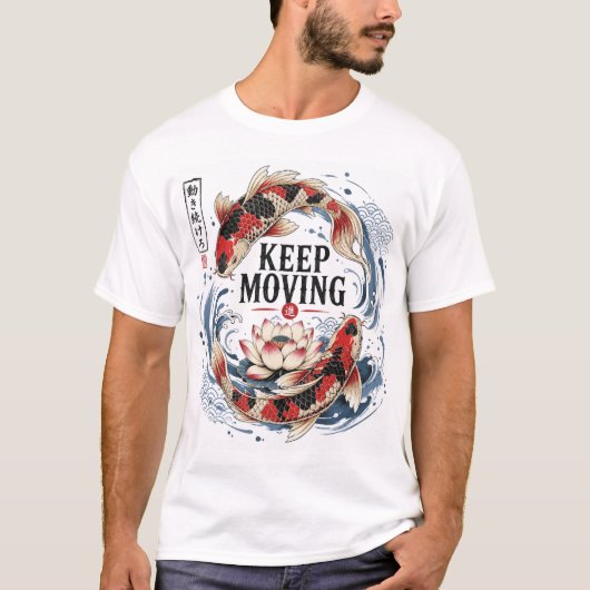 Koi-Fisch  T-Shirt (Vorderseite)