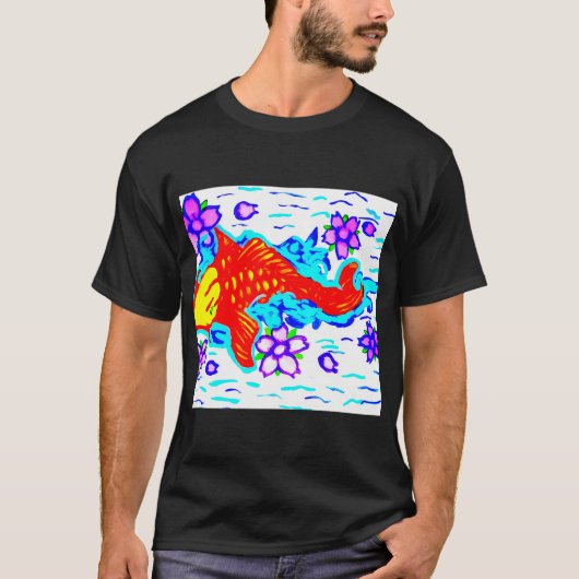 Koi-Fisch T-Shirt (Vorderseite)