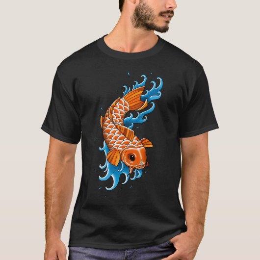 Koi-Fisch T-Shirt (Vorderseite)