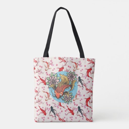 Koi-Fisch Tasche (Rückseite)