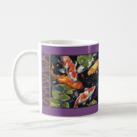 Koi Fisch-Tasse Kaffeetasse (Links)