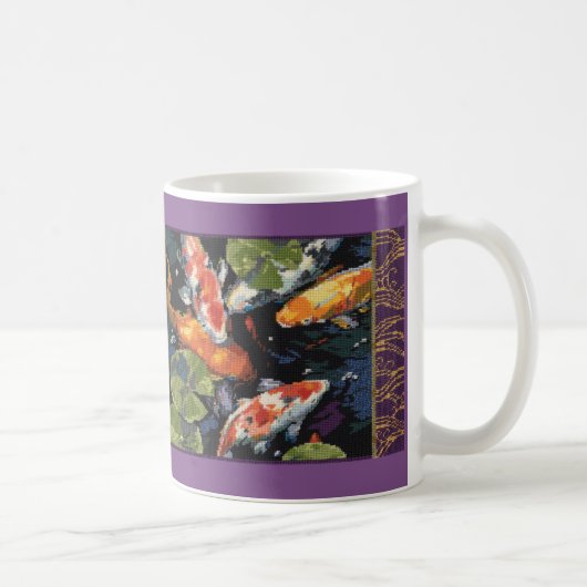 Koi Fisch-Tasse Kaffeetasse (Rechts)
