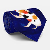 Koi Fisch-Teich Krawatte (Gerollt)