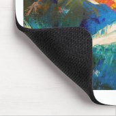 Koi Fisch-Teich Mousepad (Ecke)