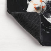 Koi-Fisch-Tuschemalerei Mousepad (Ecke)