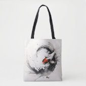 Koi-Fisch-Tuschemalerei Tasche (Vorderseite)