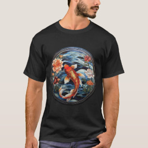 Koi Fisch und Kamelien im asiatischen Stil aus gef T-Shirt