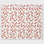 Koi-Fisch-Wasserfarbenmuster Geschenkpapier (Flach)