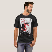 Koi Fisch - Yin Yang T-Shirt (Vorne ganz)