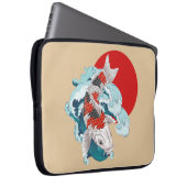 Koi-Fischdesign Laptopschutzhülle (Vorne Rechts)