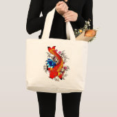 Koi Fische Jumbo Stoffbeutel (Vorderseite (Produkt))