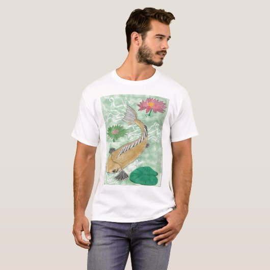 Koi Fische T-Shirt (Vorne ganz)