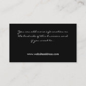 Koi Fische u. Leben-Symbol-Chinese-Visitenkarten Visitenkarte (Rückseite)