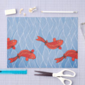 KOI FISCHE UND JAPANISCHES SEIDENPAPIER (Handwerk)