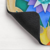 Koi Fische und Lotus Mousepad (Ecke)