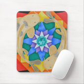 Koi Fische und Lotus Mousepad (Mit Mouse)