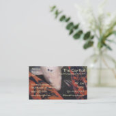 Koi Fische Visitenkarte (Stehend Vorderseite)