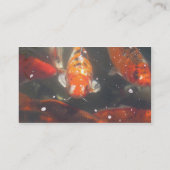 Koi Fische Visitenkarte (Rückseite)