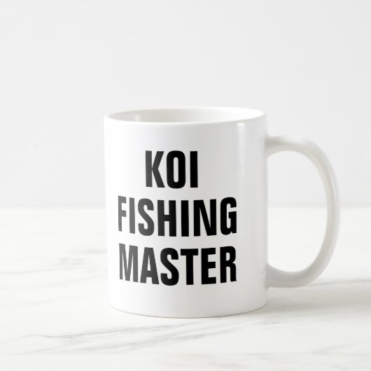 Koi-Fischereimeister Kaffeetasse (Rechts)