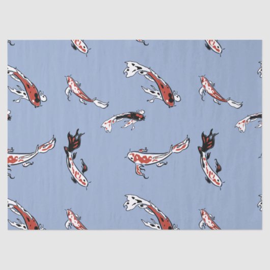 Koi-Fischpapier Seidenpapier (Vorderseite)